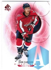 2020-21 SP Authentic Base Limited Red #23 John Carlson - Washington Capitals